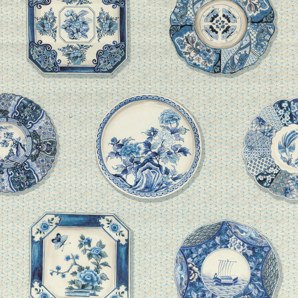 Bonchamp Print Blue by Brunschwig & Fils Fabric Brunschwig & Fils Fabric Bonchamp Print BlueFabric LOUVERNE COTTON - 100% Italy </p><p>Repeat: H: 55.11, V: 46.45 55.11 - Fabric Carolina -