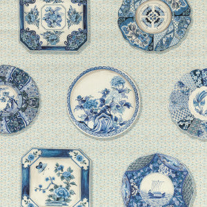 Bonchamp Print Blue by Brunschwig & Fils Fabric