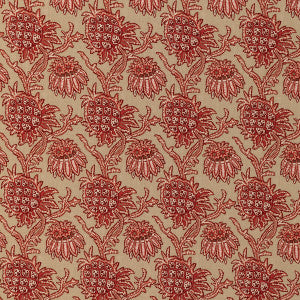 Brassac Print Red by Brunschwig & Fils Fabric