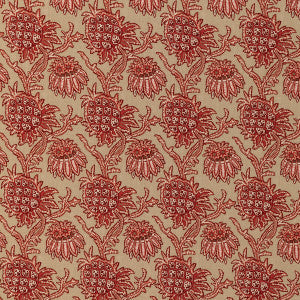 Brassac Print Red by Brunschwig & Fils Fabric