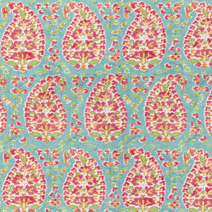 Rougier Print Aqua by Brunschwig & Fils Fabric