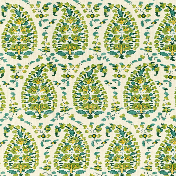 Rougier Print Green by Brunschwig & Fils Fabric Brunschwig & Fils Fabric Rougier Print GreenFabric EN VACANCES II POLYESTER - 100% United Kingdom </p><p>Repeat: H: 7.72, V: 9.31 54 - Fabric Carolina -