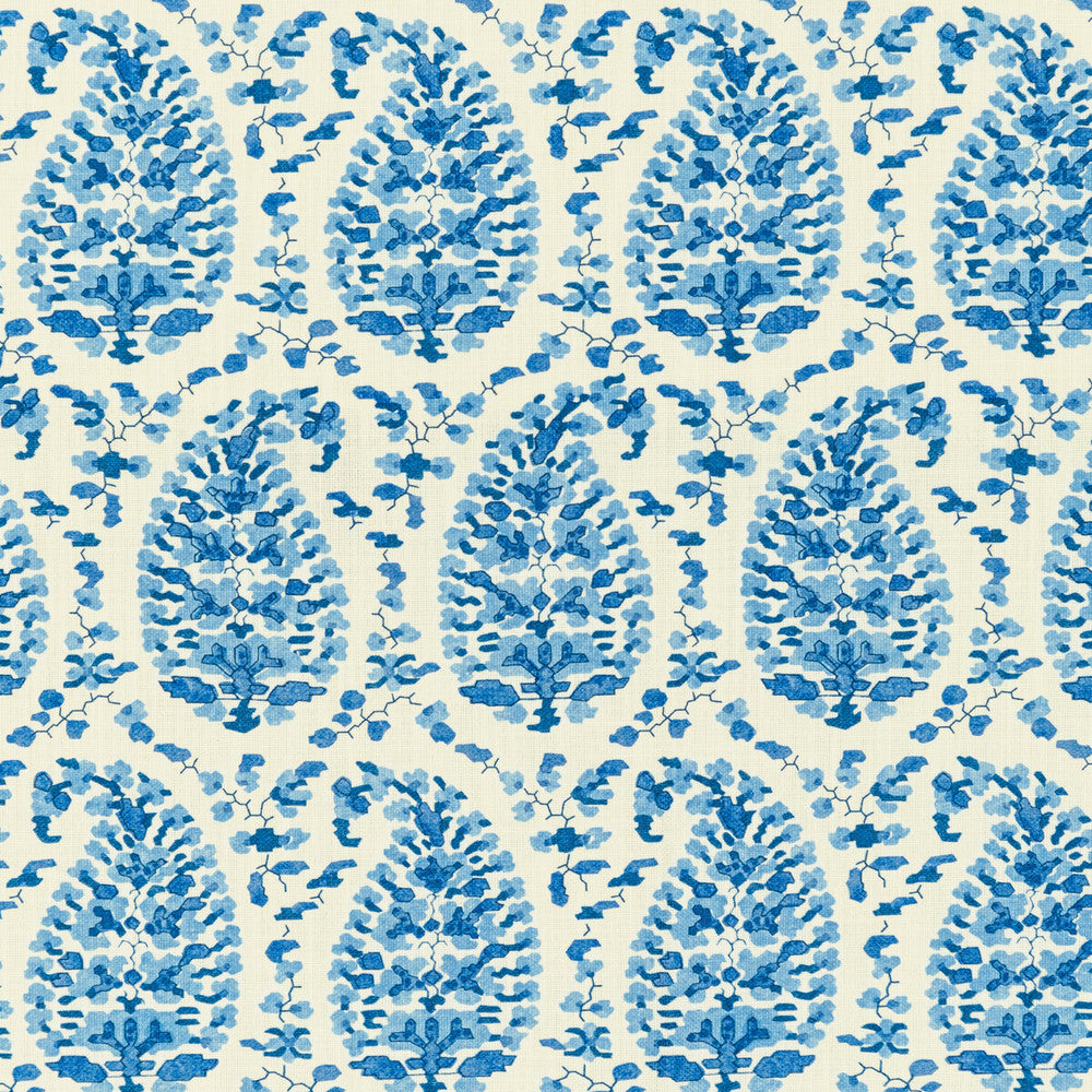 Rougier Print Blue by Brunschwig & Fils Fabric Brunschwig & Fils Fabric Rougier Print BlueFabric EN VACANCES II POLYESTER - 100% United Kingdom </p><p>Repeat: H: 7.72, V: 9.31 54 - Fabric Carolina -