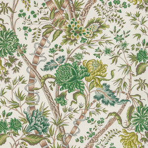 Luberon Print Green/Leaf by Brunschwig & Fils Fabric