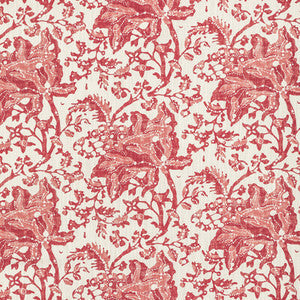 Weymouth Print Red by Brunschwig & Fils Fabric