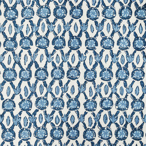 Galon Print Blue by Brunschwig & Fils Fabric