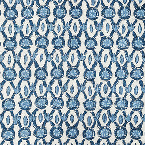 Galon Print Blue by Brunschwig & Fils Fabric