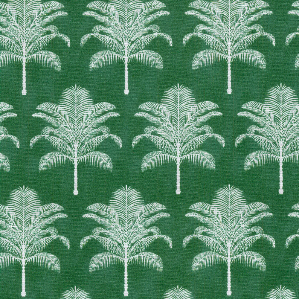 PALM LIFE VERDE 802210 by Tommy Bahama Outdoor Fabric - 85% POLYESTER 15% COTTON 51000 Horizontal: 9 and Vertical: 4.5 54 - Fabric Carolina -