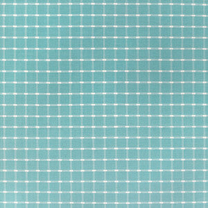 Lison Check Aqua by Brunschwig & Fils Fabric