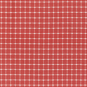Lison Check Red by Brunschwig & Fils Fabric