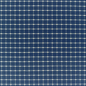 Lison Check Navy by Brunschwig & Fils Fabric