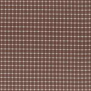 Lison Check Brown by Brunschwig & Fils Fabric