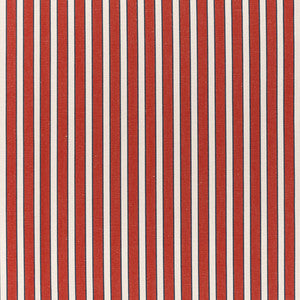 Rouen Stripe Red by Brunschwig & Fils Fabric