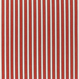 Rouen Stripe Red by Brunschwig & Fils Fabric