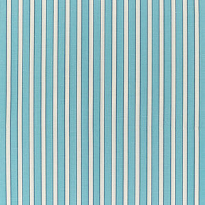 Rouen Stripe Aqua by Brunschwig & Fils Fabric