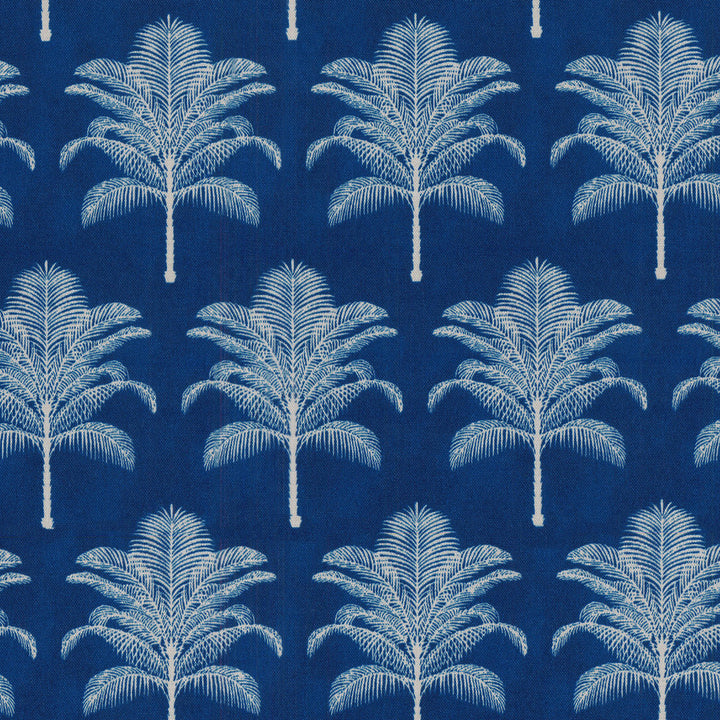 Tbo Palm Life Azul 802212 by Tommy Bahama Home Fabric Tommy Bahama Home 100% Spun Polyester U.S.A. Abrasion Standard: General Use Horizontal: 4.5 and Vertical: 9 54" - Fabric Carolina -