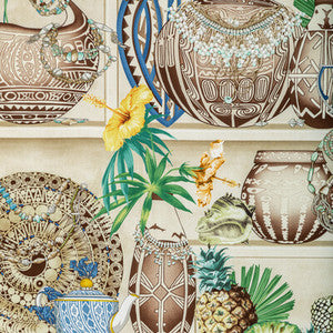 Maizan Print Seaglass by Brunschwig & Fils Fabric