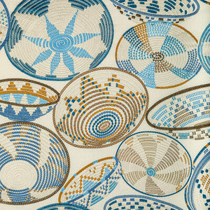Bendi Emb Blue by Brunschwig & Fils Fabric