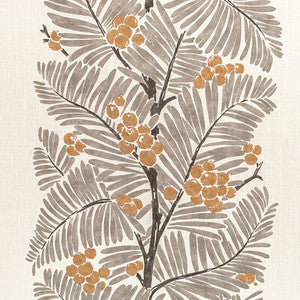 Palmar Print Stone by Brunschwig & Fils Fabric