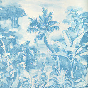 Nouvelle Print Blue by Brunschwig & Fils Fabric