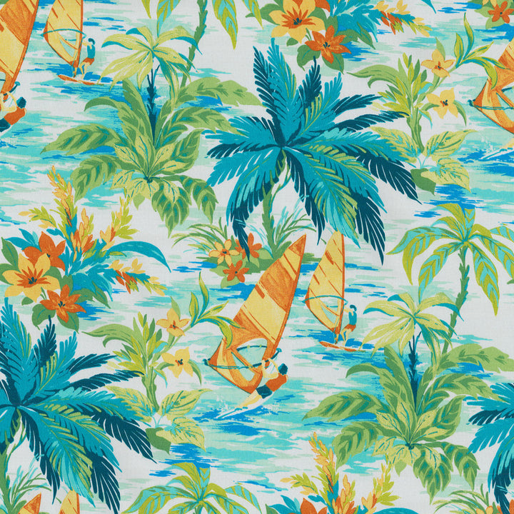 Tbo Wind Surfers Mangrove 802230 by Tommy Bahama Home Fabric Tommy Bahama Home 100% Spun Polyester U.S.A. Abrasion Standard: General Use Horizontal: 13.5 and Vertical: 27 54" - Fabric Carolina -