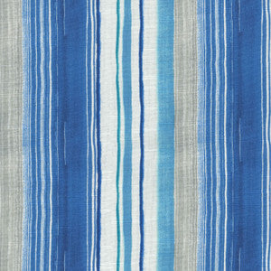 Seascape Stripe Azul 802301 by Tommy Bahama Home Fabric