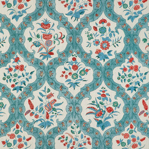 Ventoux Print Teal/Rose 8023102.353.0 by Brunschwig & Fils Fabric