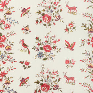 Aurel Print Red/Green 8023103.319.0 by Brunschwig & Fils Fabric