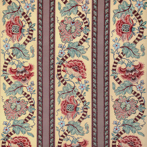 Lauris Print Beige/Teal 8023106.1635.0 by Brunschwig & Fils Fabric