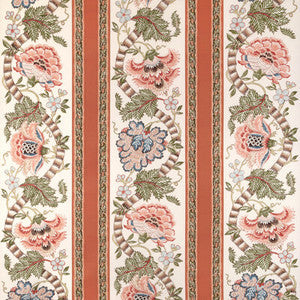 Lauris Print Apricot/Sage 8023106.312.0 by Brunschwig & Fils Fabric