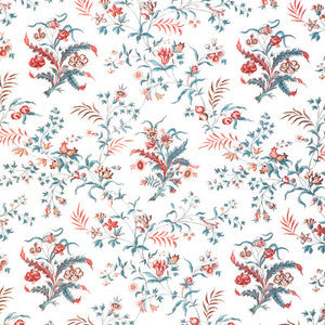 Chancay Print Teal/Rose 8023107.517.0 by Brunschwig & Fils Fabric