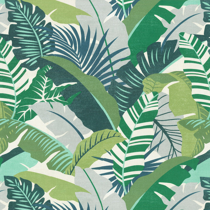 Palma Linda Verde 802312 by Tommy Bahama Home Fabric - Base:100% Cotton Banbury CHINA 51000 Horizontal: 27 and Vertical: 25.25 54 - Fabric Carolina -