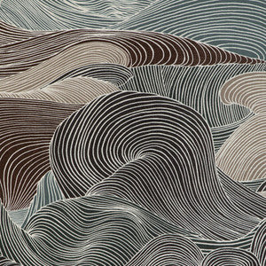 Tourbillon Print Stone 8023136.611.0 by Brunschwig & Fils Fabric