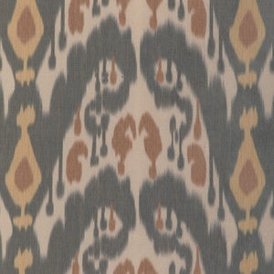 Bukara Warp Print Ebony 8023146.84.0 by Brunschwig & Fils Fabric