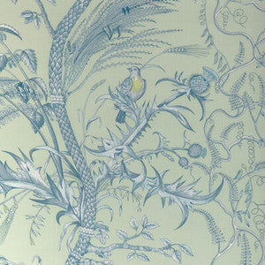 Bird And Thistle Ii Mint 8024101.335.0 by Brunschwig & Fils Fabric