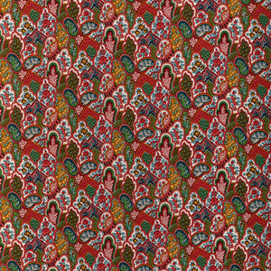 Villandry Print Red 8024108.319.0 by Brunschwig & Fils Fabric