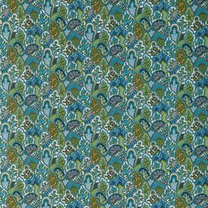 Villandry Print Aqua 8024108.353.0 by Brunschwig & Fils Fabric