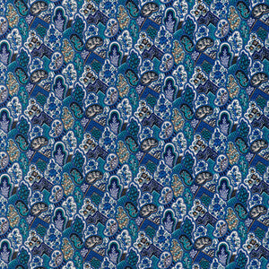Villandry Print Azure 8024108.513.0 by Brunschwig & Fils Fabric