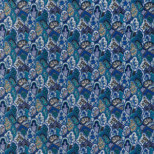Villandry Print Azure 8024108.513.0 by Brunschwig & Fils Fabric