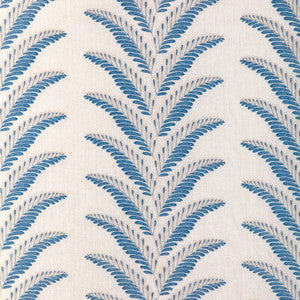 Fougere Emb Blue 8024109.51.0 by Brunschwig & Fils Fabric