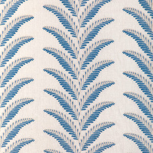Fougere Emb Blue 8024109.51.0 by Brunschwig & Fils Fabric