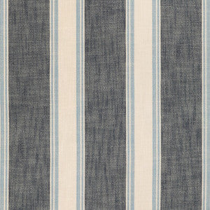La Riviera Stripe Blue 8024120.55.0 by Brunschwig & Fils Fabric