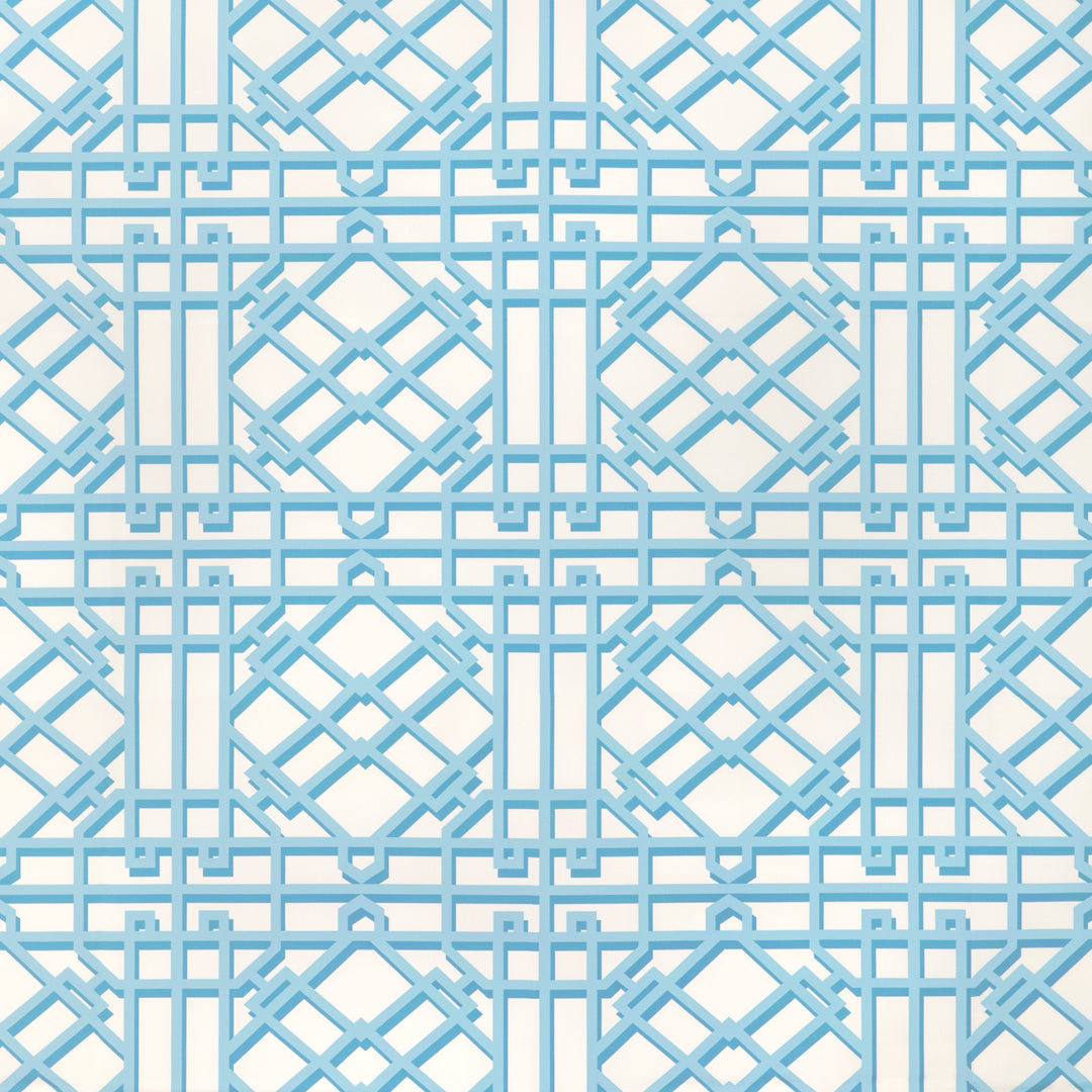 Pavilion Trellis - Aqua By Brunschwig & Fils Fabric