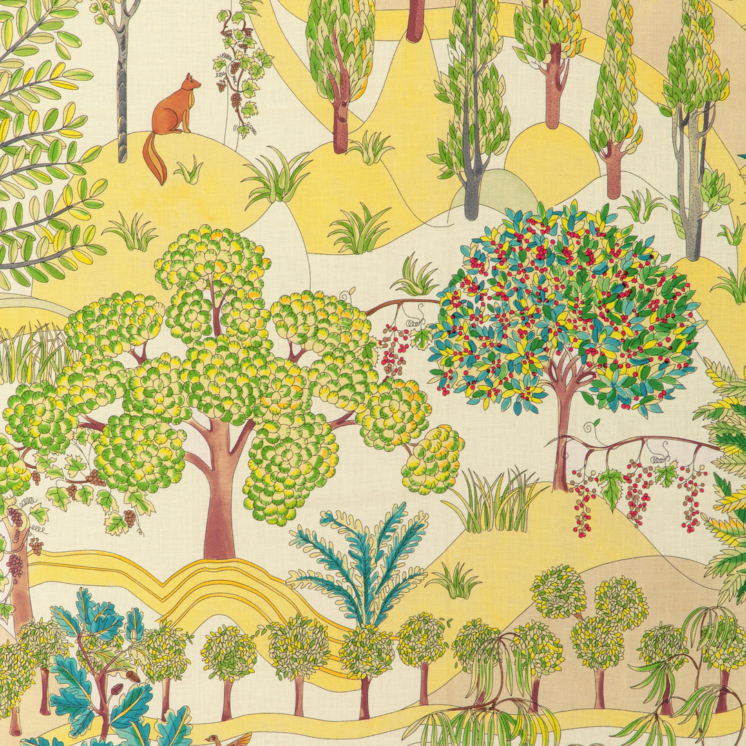 Folklore Print - Leaf By Brunschwig & Fils Fabric