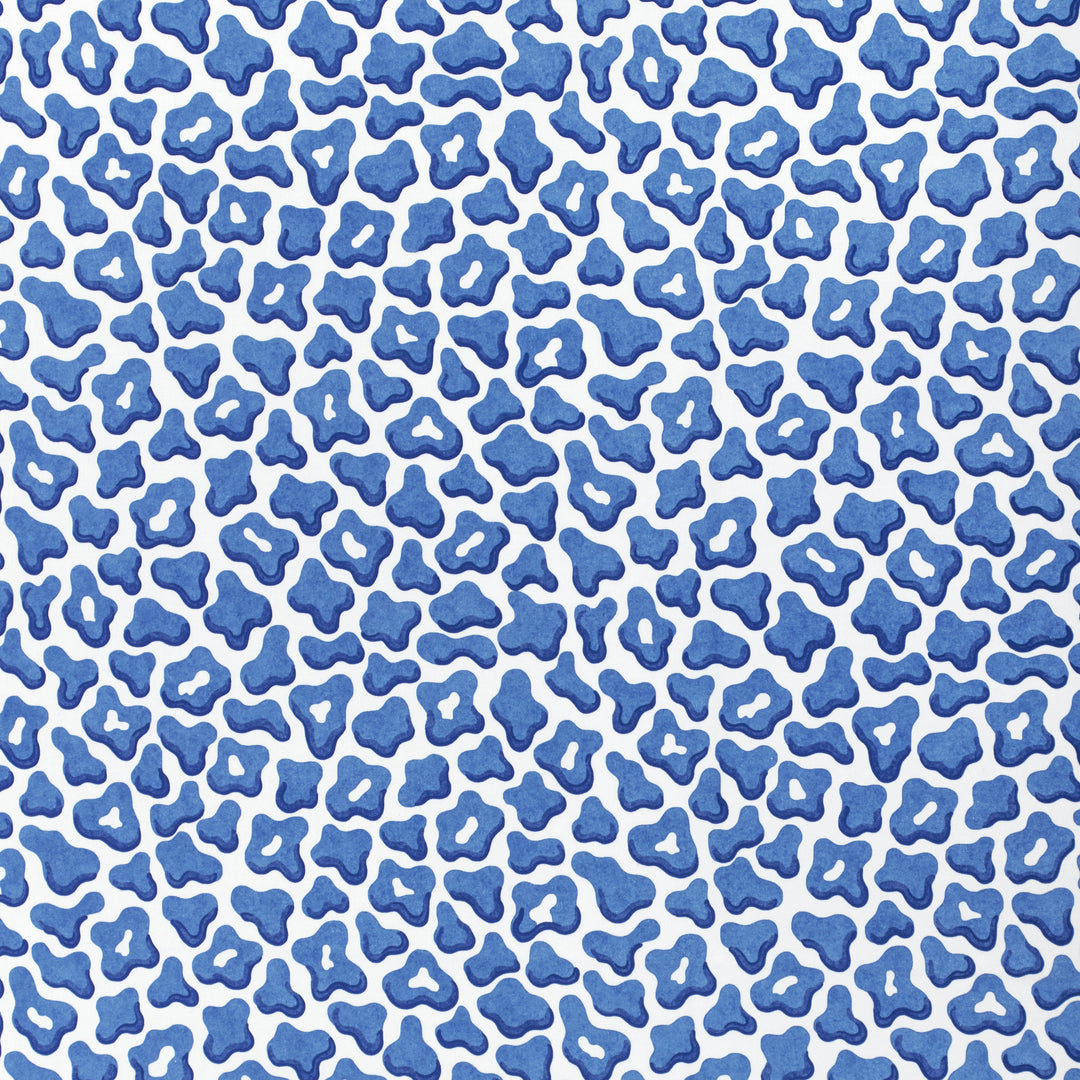 Guepard Print - Blue By Brunschwig & Fils Fabric