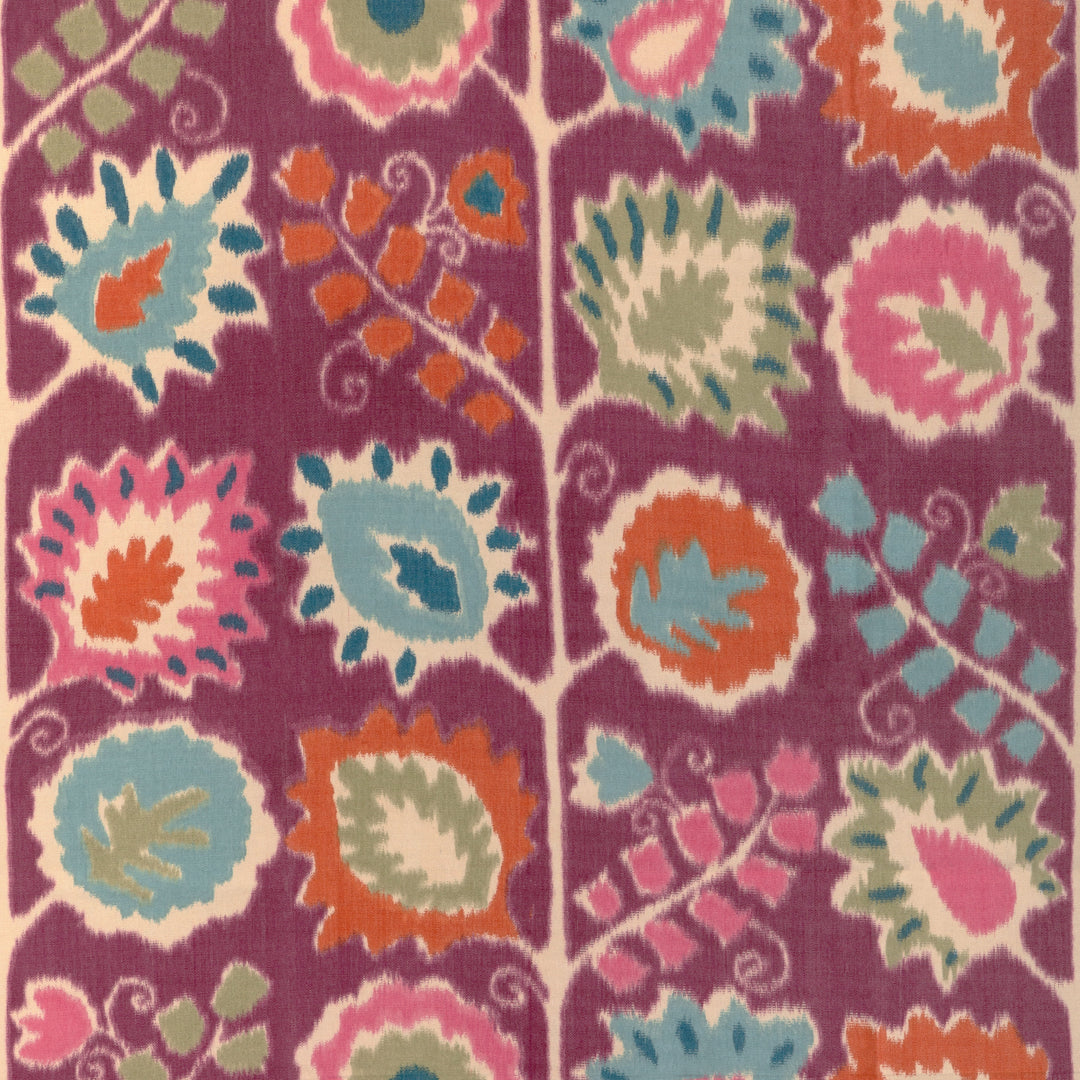 Rosendal Warp Print - Plum By Brunschwig & Fils Fabric