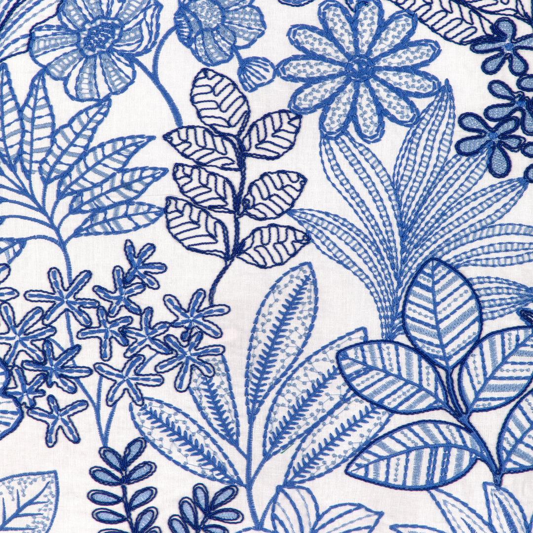 Woodruff Emb - Blue By Brunschwig & Fils Fabric
