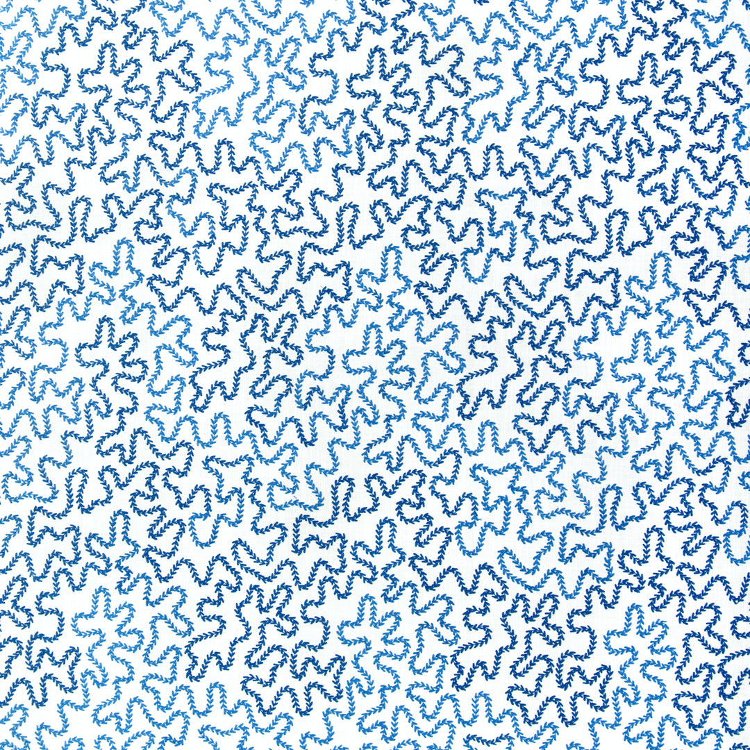 Bramble Emb - Blue By Brunschwig & Fils Fabric