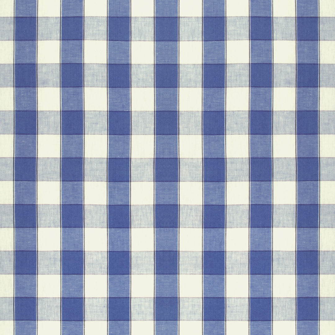 Clemens Check - Blue By Brunschwig & Fils Fabric