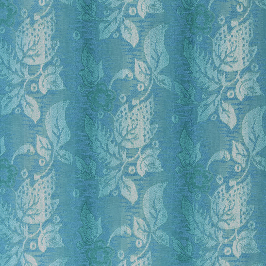Primavera Brocatelle - Aqua By Brunschwig & Fils Fabric